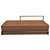 Corona Loft Daybed: Golden Metal Elegance 3D model small image 2