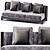 Eaton London Collection Sofa 3D model small image 2