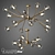 Elegant Diamond Chandelier: Stunning Designs 3D model small image 1