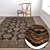 Luxury Carpet Set with High-Quality Textures 3D model small image 5