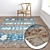 Luxury Carpet Set: High-quality Textures 3D model small image 5
