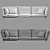 Hollywood Dreams Sofa 3D model small image 3