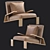 Elevate: Stylish and Comfortable Living Chair 3D model small image 1