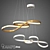 Elegant Ring Chandelier - Stunning and Stylish 3D model small image 1