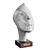 Modern Marble Female Head Figurine 3D model small image 5