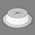 Acri Lightstar Spot Light - 3000K/4000K, 1250LM, In-Built, D200 H7 3D model small image 4