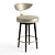 Modernize Your Space with Alter London's Linden Barstool Set 3D model small image 4