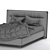 Modern Studio Interia Bed: 2210x1910x1130 3D model small image 5