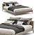 Modern Cassina L32 Moov Bed 3D model small image 1