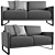 Rolf Benz Cara: Modern, Elegant Sofa 3D model small image 1