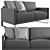 Rolf Benz Cara: Modern, Elegant Sofa 3D model small image 2