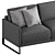 Rolf Benz Cara: Modern, Elegant Sofa 3D model small image 4