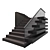 Modern Illuminated Staircase 3D model small image 2
