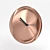 Elegant Turi Clock - Timepiece with Italian Style 3D model small image 4