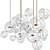 Bolle Zigzag 24 Bubble Chandelier 3D model small image 4