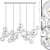 Bolle Zigzag 24 Bubble Chandelier 3D model small image 5