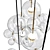 Bolle Zigzag 24 Bubble Chandelier 3D model small image 6