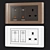 Schneider Zencelo Silverbronze Switches & Sockets 3D model small image 4