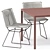 Sleek Outdoor Style: Tense Table & Neil Twist Chair 3D model small image 2