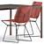 Sleek Outdoor Style: Tense Table & Neil Twist Chair 3D model small image 3