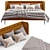 Minimalist Boconcept Austin Bed 3D model small image 3