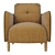 Jimi Lounge Chair: Stylish & Comfortable 3D model small image 5