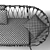 Zanaboni Edizioni Red Oval Sofa 3D model small image 5