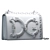 D&G Girls Mini Bag: Red + Black 3D model small image 4