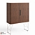 Elegant Naver Collection Bar Cabinet 3D model small image 1