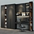 Elegant Oak Cabinet for Your Home 3D model small image 2