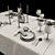 Elegant Rose Dinnerware Set 3D model small image 7