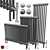 Butler & Rose 2 Column Radiator 3D model small image 1