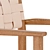 Form and Refine Motif Armchair: Sleek and Stylish Seating 3D model small image 7