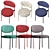 Sleek and Modern Chair: Verpan SERIES 430 3D model small image 3