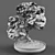 Zen Garden Bonsai Maple Tree 3D model small image 4