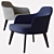 Poliform Jane Armchair: Elegant Design for Ultimate Comfort 3D model small image 2