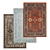 Luxury Carpets Set: High-Quality Textures 3D model small image 1