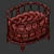 Title: Rattan Doll Bed 3D model small image 5