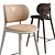 ErgoStool: Comfortable High Stool with Backrest 3D model small image 3