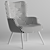 Cozy Hygge Chair 3D model small image 3