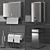 Modern Bathroom Accessories Set 3D model small image 2