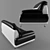 Modern Black and White Bentley Sofa Set 3D model small image 2
