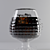 Chilled Cola in Brandy Glass 3D model small image 1