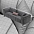 Nautilus Gamma: Ultimate Sofa Comfort 3D model small image 3