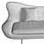 Cozy Comfort: Liu Jo Warm Hug Sofa 3D model small image 5