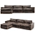  Luxe Maxwell Sofa: Timeless Elegance 3D model small image 1