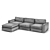  Luxe Maxwell Sofa: Timeless Elegance 3D model small image 4