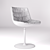 Sleek Modern Chair 3D model small image 3