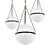 Modern Metal Pendant Light 3D model small image 1