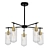 Gleaming Duo Chandelier 3D model small image 1